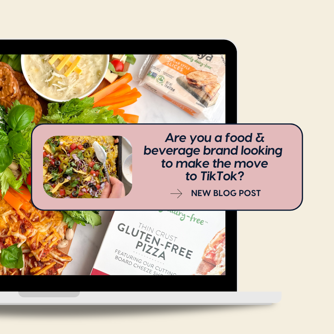 TikTok for Food & Beverage Brands Jive PR + Digital