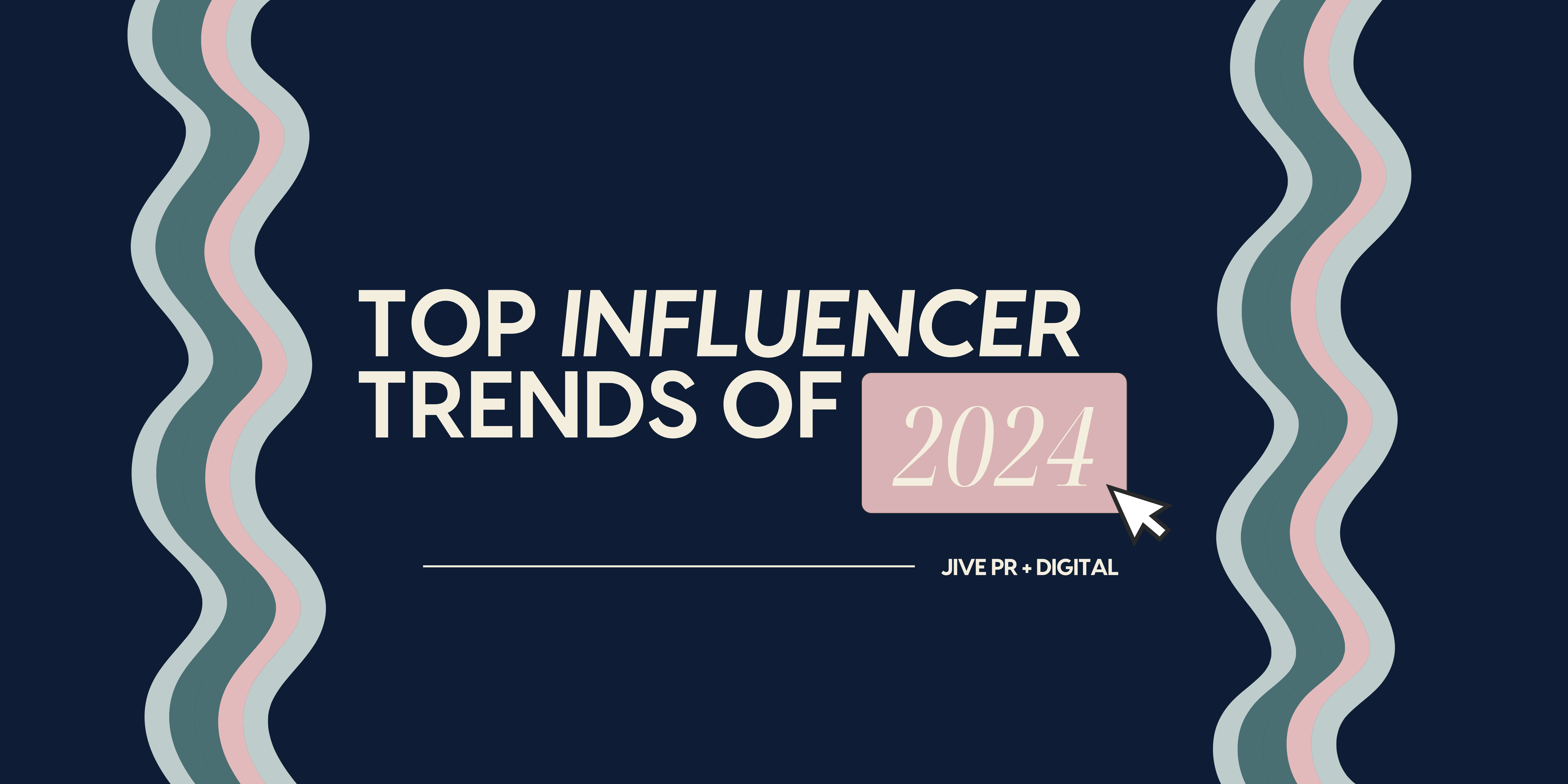 JIVE NEWSLETTER | The Top Influencer Trends for 2024 | Jive PR + Digital