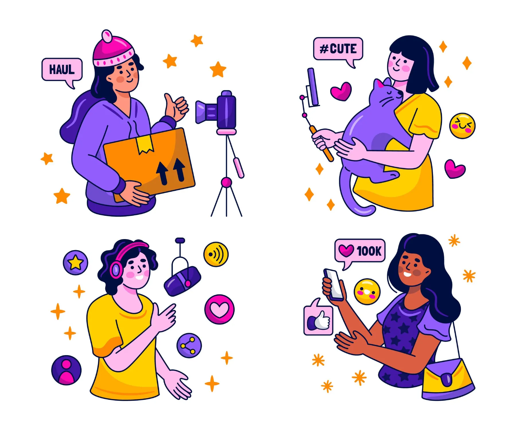 GenZ tiktok usage types