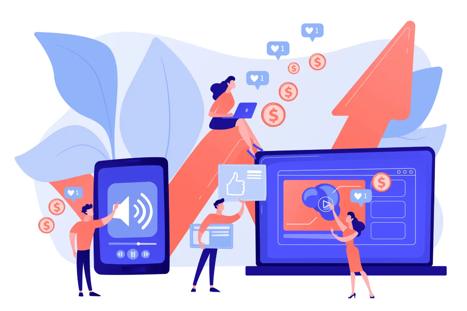 Paid and organic media strategy
