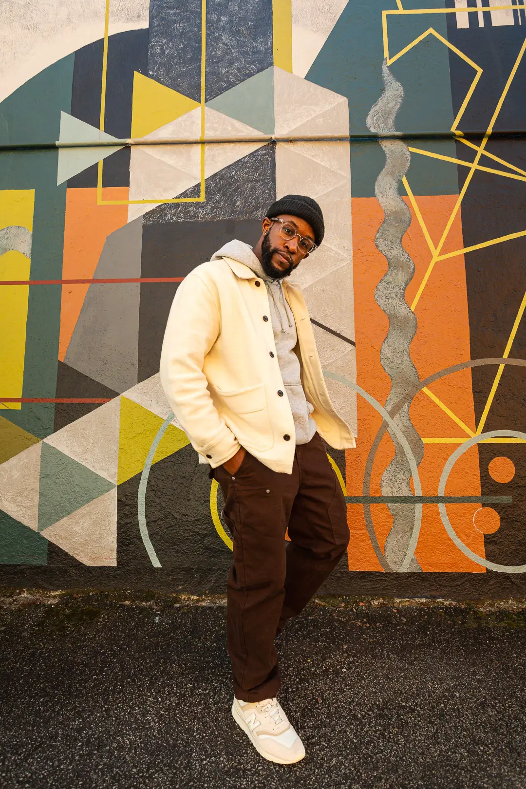 Guy with yellow jacket stylish