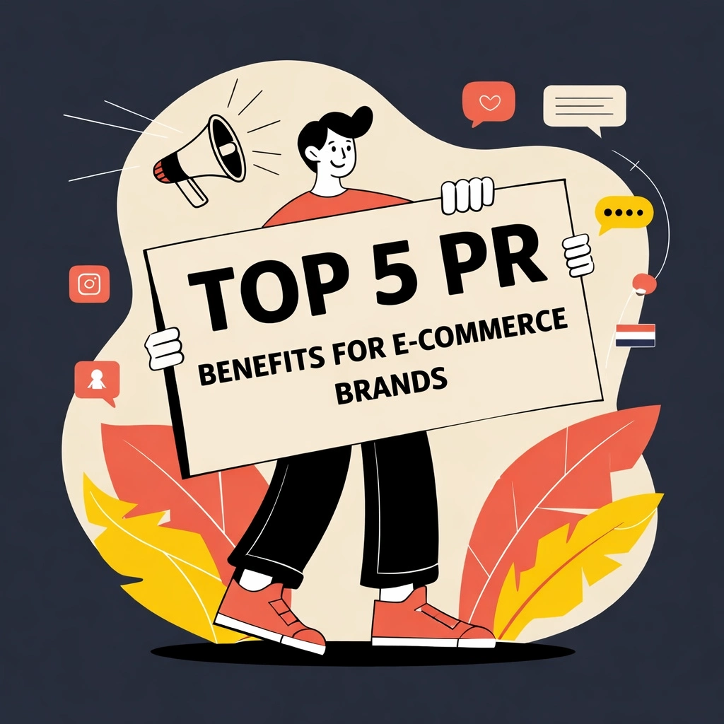 Top 5 PR Benefits for E-Commerce Brands